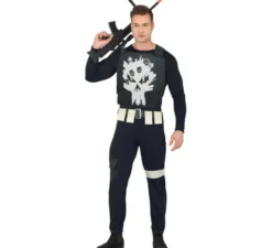 Costume da supereroe Punisher per uomo