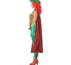Costume da supereroe verde per donna