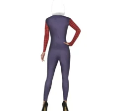 Costume da supereroina aracnide con cappuccio per donna