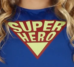 Costume da super eroina con gonna per bambina