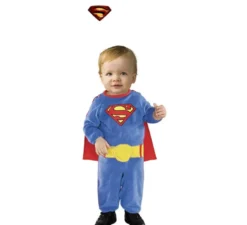 Costume da Superman classico con mantello per bebè