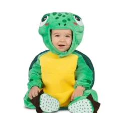 Costume da tartaruga con cappello e coda per neonati e bambini