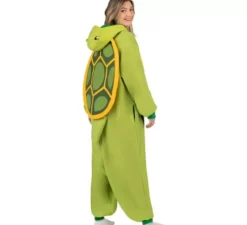 Costume da Tartaruga o Pigiama con cappuccio e coda per adulto