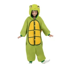 Costume da Tartaruga o Pigiama con cappuccio e coda per bambini