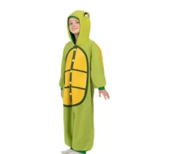 Costume da Tartaruga o Pigiama con cappuccio e coda per bambini