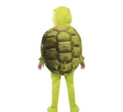 Costume da tartaruga verde con conchiglia per bambino