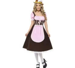 Costume da taverna da donna lunga per l' oktoberfest