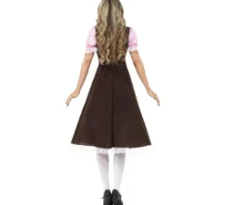 Costume da taverna da donna lunga per l' oktoberfest