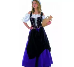 Costume da taverna medievale per donna