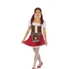 Costume da Tedesca in velluto per bambina