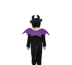 Costume da tenero drago nero per bambino
