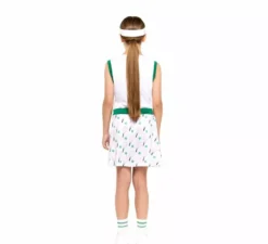 Costume da tennista retr� per bambine