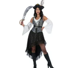 Costume da tesoro dell'alto mare in abito da donna