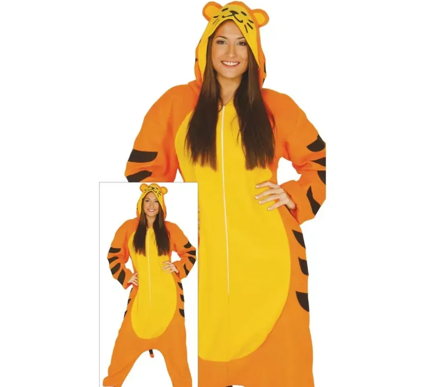 Costume da tigre a lunga distanza per adulti