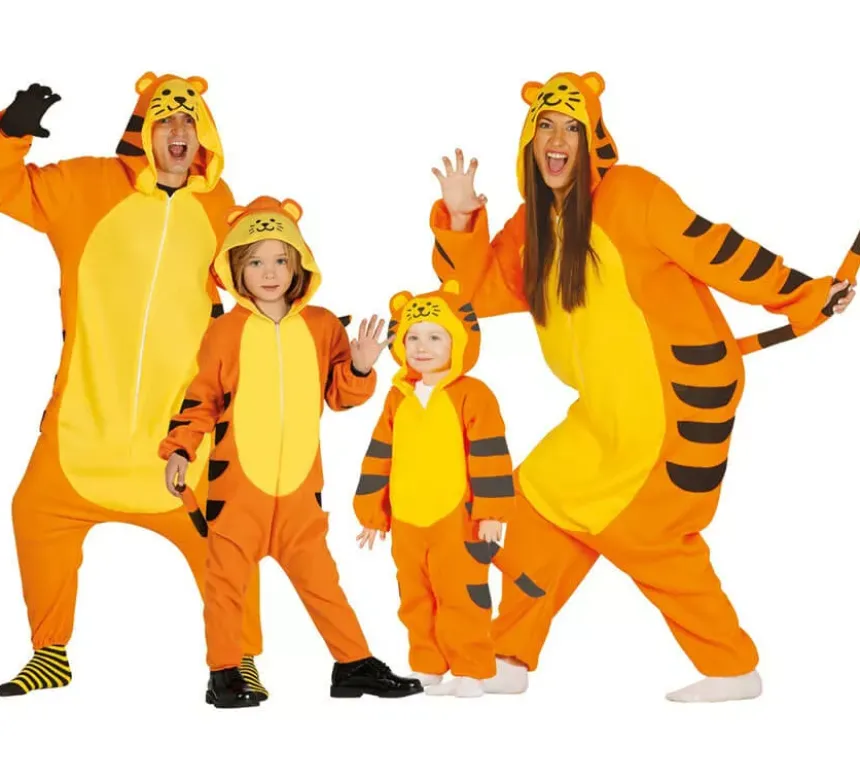 Costume da tigre a lunga distanza per adulti