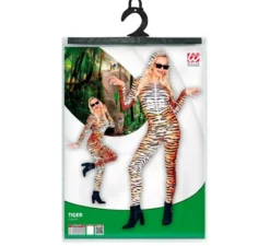 Costume da tigre con cappuccio per donna
