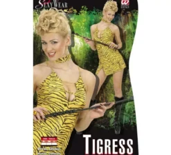 Costume da tigre con collana Deluxe per donna