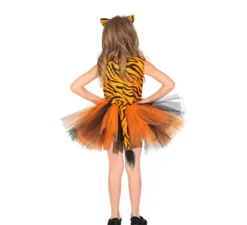Costume da tigre con tutù e fiocco per bambina