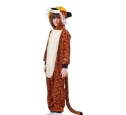 Costume da Tigre Oscura o Pigiama con cappuccio per bambini