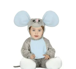 Costume da topo grigio per bambina