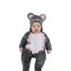Costume da topo grigio per bebé