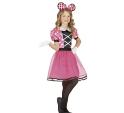 Costume da topolina rosa per bambina