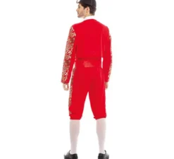 Costume da torero spagnolo rosso per uomo