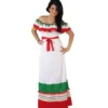 Costume da Tricolore messicano per donna
