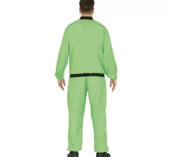 Costume da tuta da uomo verde neon