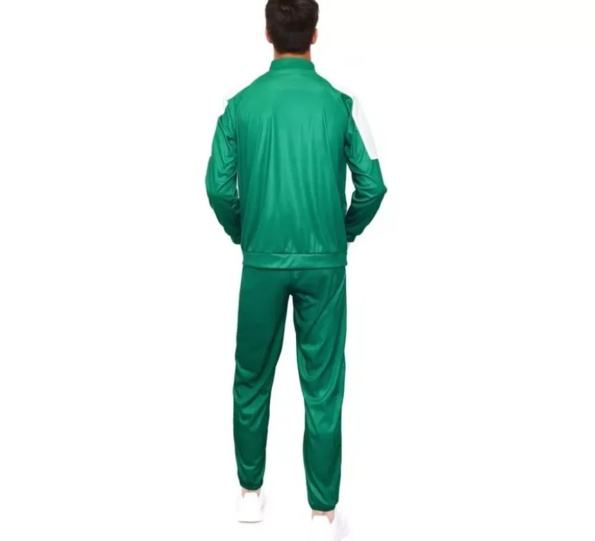 Costume da tuta verde personalizzabile del gioco Squid per adulto