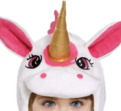 Costume da unicorno arcobaleno rosa baby