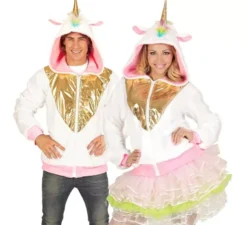 Costume da unicorno Golden Fantasy per adulto