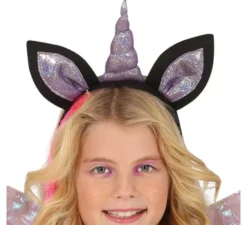 Costume da Unicorno scuro per bambina