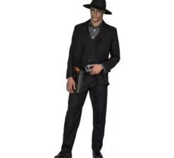 Costume da uomo armato scuro per un uomo