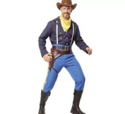 Costume da uomo del Capitano Wayne Settimo Cavalleria
