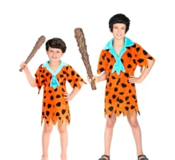 Costume da uomo delle caverne dei cartoni animati per bambino