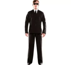 Costume da uomo doppio nero e alieno da uomo