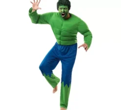 Costume da uomo forte verde per un uomo