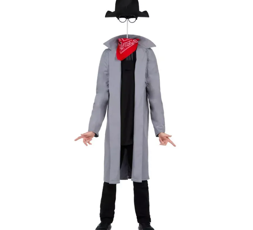 Costume da uomo invisibile con giacca per adulto