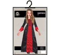 Costume da vampira con abito lungo per bambina
