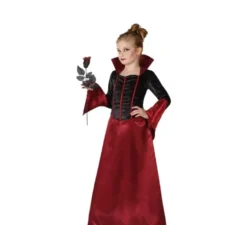 Costume da Vampira con colletto per bambina