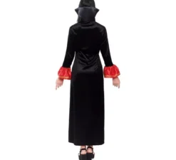Costume da vampira con polsini rossi per donna