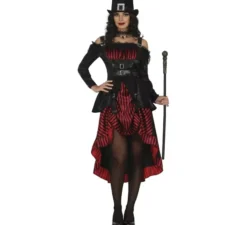 Costume da vampira gotica steampunk per donna