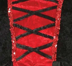 Costume da vampira rosso classico per donna