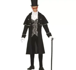 Costume da vampiro argento per uomo