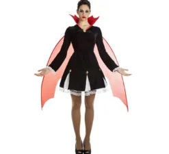 Costume da vampiro con ali per donna