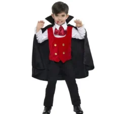 Costume da vampiro con mantello per ragazzo