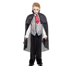 Costume da vampiro nero per bambino
