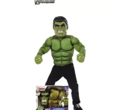 Costume da vendicatore di hulk con muscoli per ragazzo