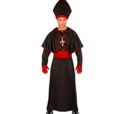 Costume da vescovo con cappello per uomo